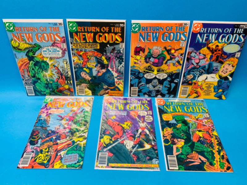 Photo 1 of 281641…7 new gods comics in plastic sleeves 