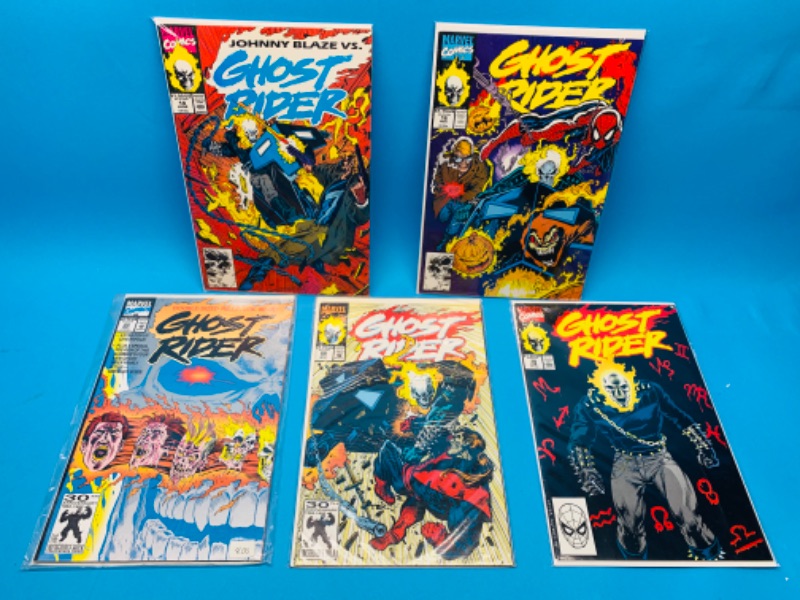 Photo 1 of 281645…5 ghost rider comics in plastic sleeves 