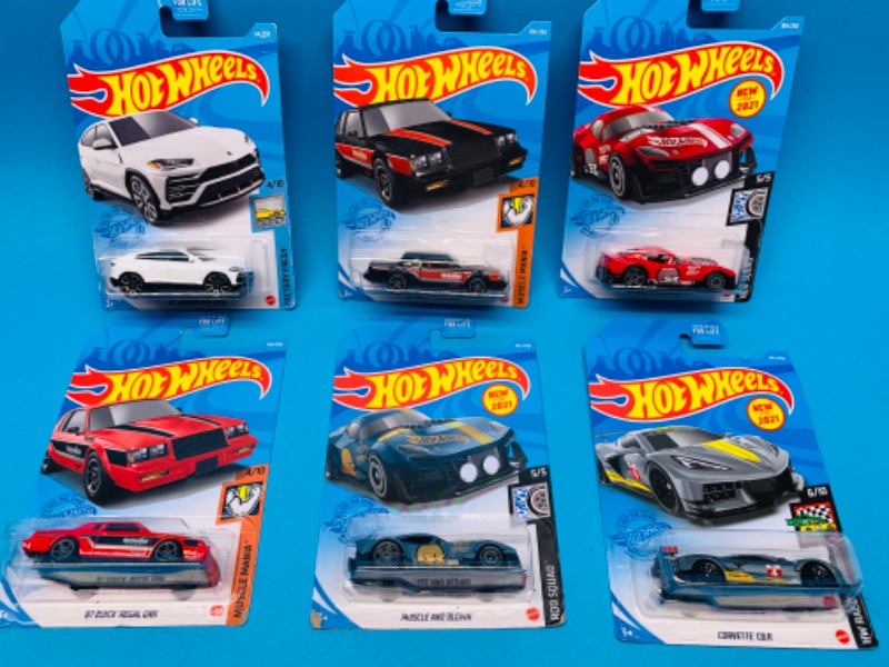 Photo 1 of 281659…6 hot wheels die cast cars in original packages 