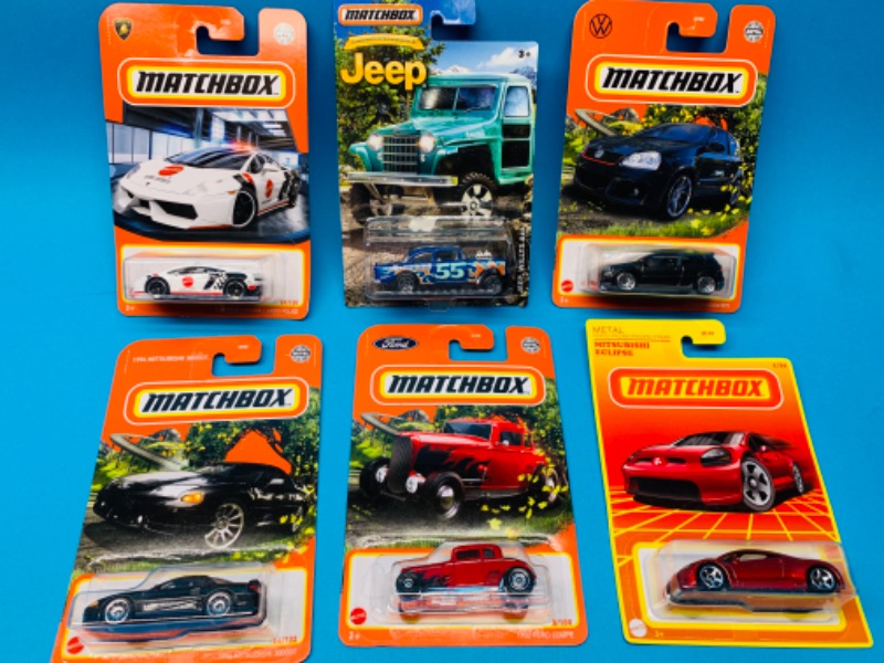 Photo 1 of 281660…6 matchbox die cast cars in original packages 