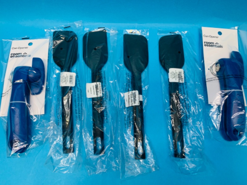 Photo 1 of 281728… 4 silicone spatulas and 2 can openers in packages 