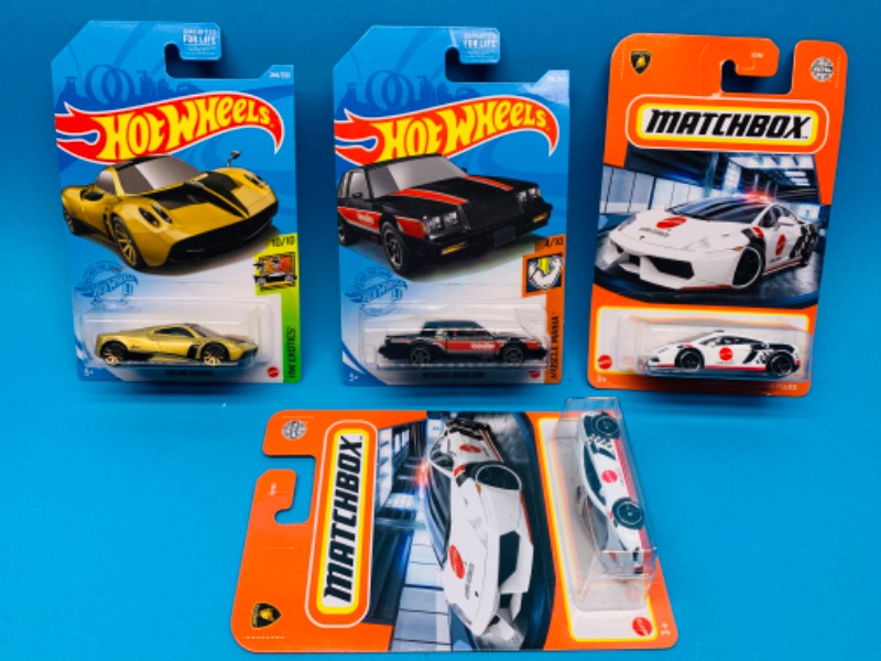 Photo 1 of 281736…4 die cast cars in original packages 