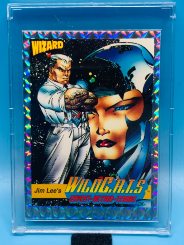 Photo 1 of 281745…Jim Lee’s wildcats card 7 in hard plastic case 