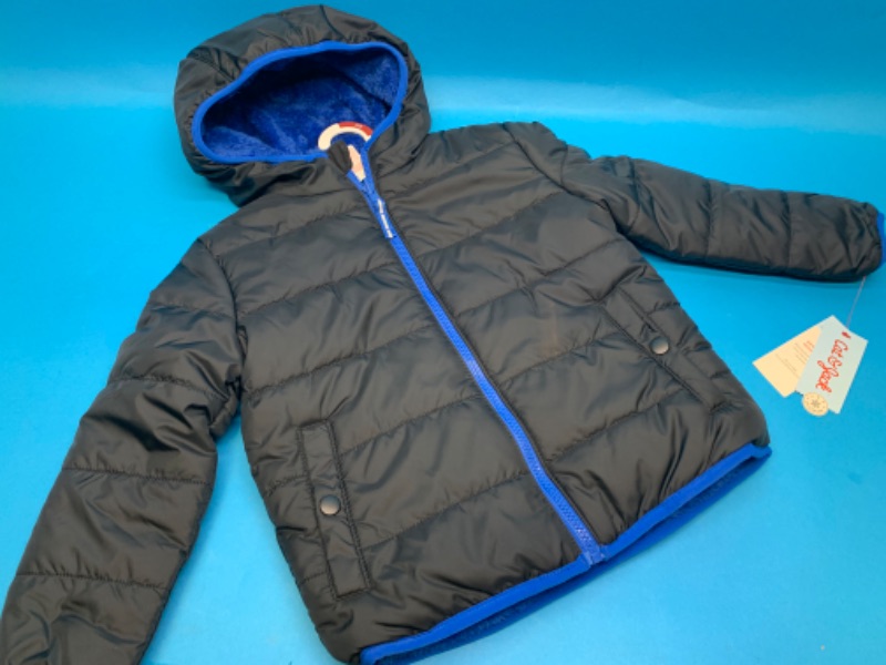 Photo 1 of 281759….cat and jack youth size xs 4/5 cozy lined jacket  with tag