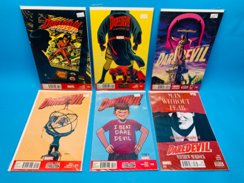 Photo 1 of 281802…6 daredevil comics in plastic sleeves 