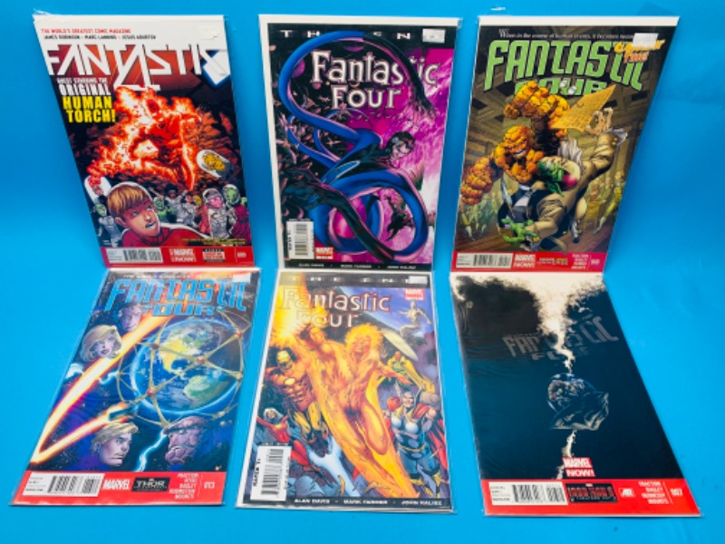 Photo 1 of 281805…6 fantastic four comics in plastic sleeves 