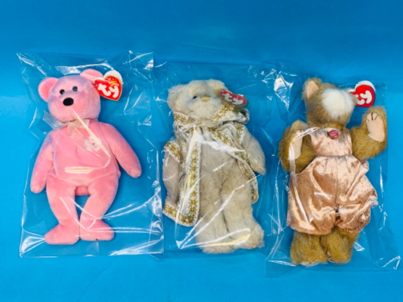 Photo 1 of 281849…TY beanie babies- Sakura Japan exclusive and 2 poseable beanies