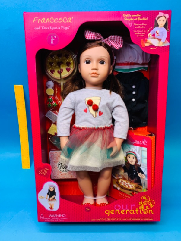 Photo 1 of 281886…our generation huge 18” Francesca  doll