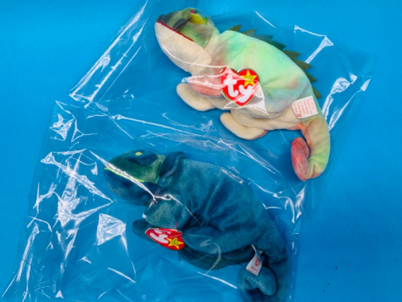 Photo 1 of 281977… 2 TY beanie babies in plastic bags 