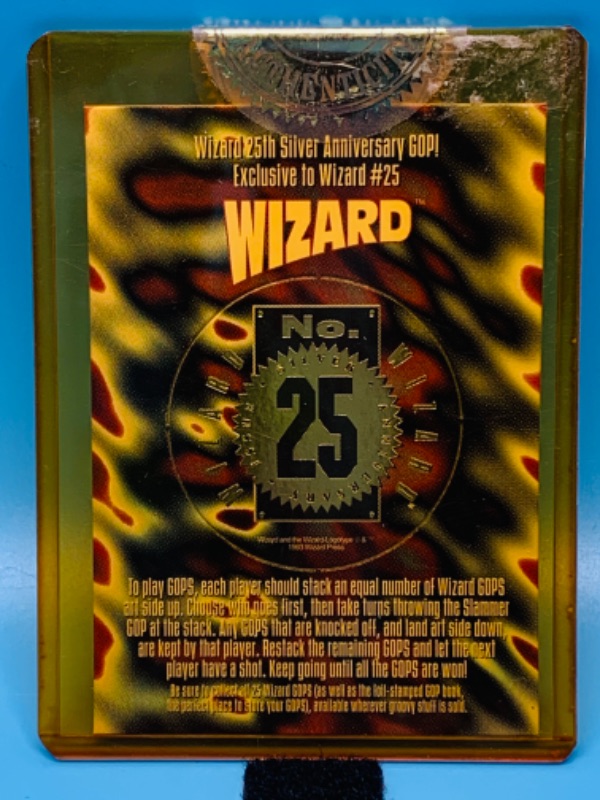 Photo 1 of 281992…vintage unsealed wizard 25th silver anniversary GOP in hard plastic sleeve 