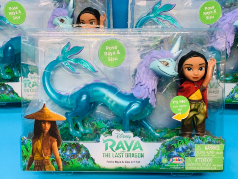 Photo 1 of 282257…3 Disney Raya and the last dragon light up Sisu toys