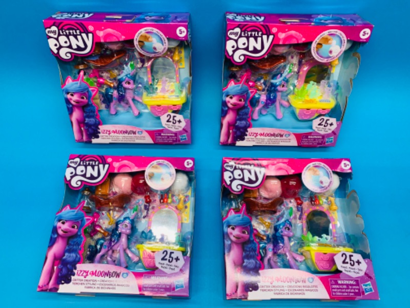 Photo 1 of 282281… 4 my little pony Izzy Moonbow toys