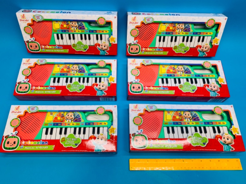 Photo 1 of 282290…6 cocomelon musical keyboard toys 