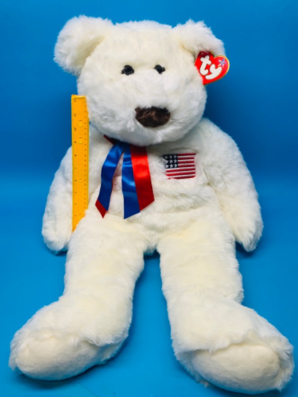 Photo 1 of 282421…huge over 2 foot TY beanie bear- Liberty 