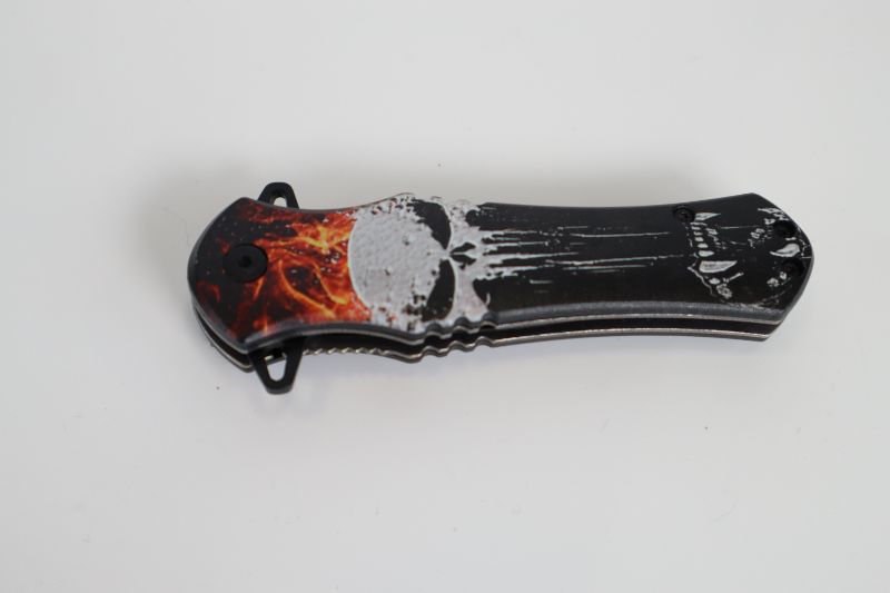 Photo 1 of PUNISHER FLAME POCKET KNIFE NEW