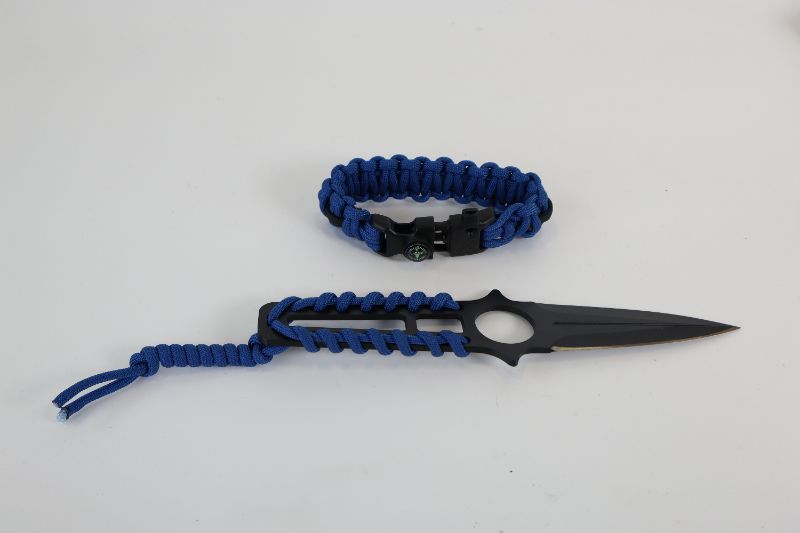 Photo 2 of BLUE BRACE TACTICAL KNIFE NEW 