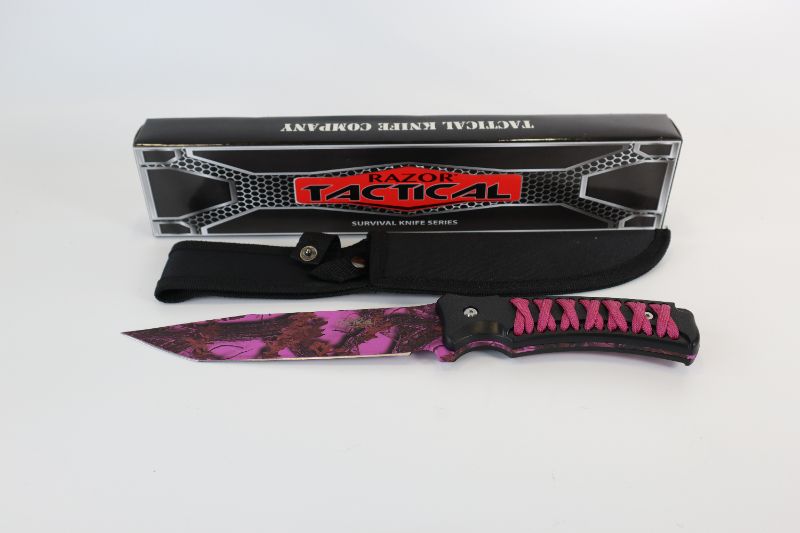 Photo 1 of PINK TACTICAL KNIFE NEW