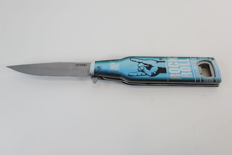 Photo 1 of BLUE BOTTLE OPENER KNIFE NEW 