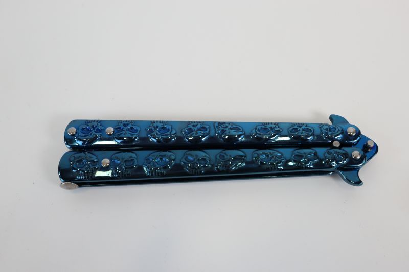 Photo 2 of BLUE BUTTERFLY KNIFE NEW 