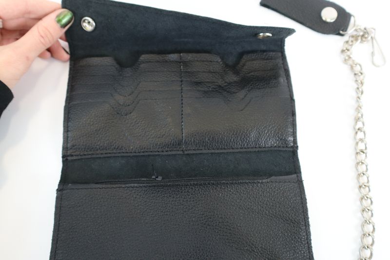 Photo 2 of BLACK LEATHER WALLET NEW 