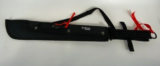 Photo 3 of BLACK WITH RED RIBBON THROWING KNIFE AND SWORD NEW 