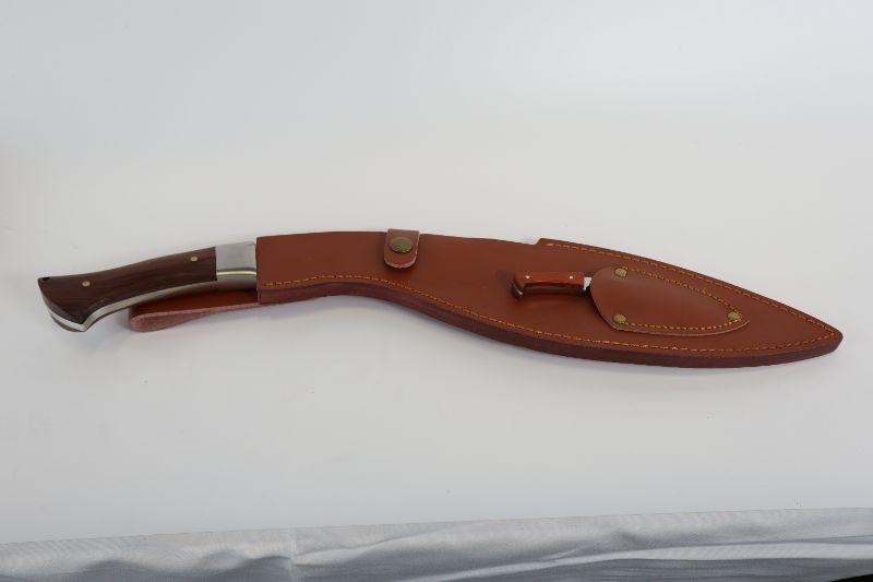 Photo 3 of ANGLED  KNIFE SET BROWN HANDLE 