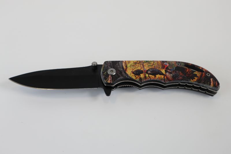 Photo 1 of TURKEY SCENE POCKET KNIFE NEW 