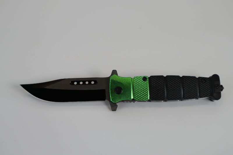 Photo 1 of GREEN AND BLACK POCKET KNIFE NEW