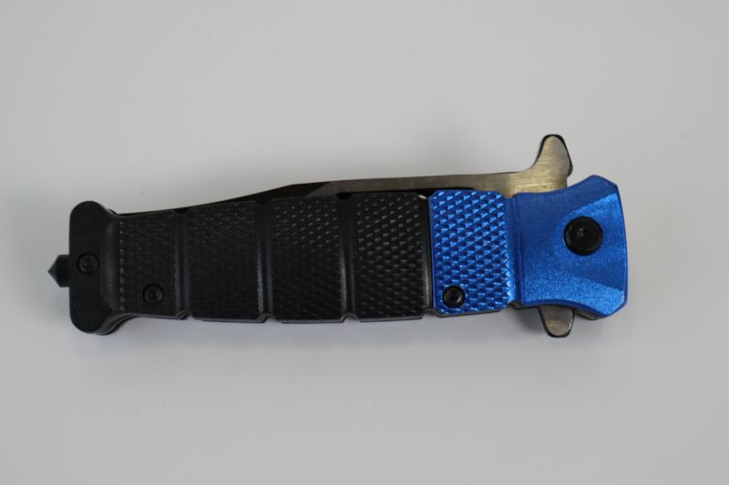 Photo 1 of BLUE AND BLACK POCKET KNIFE NEW 