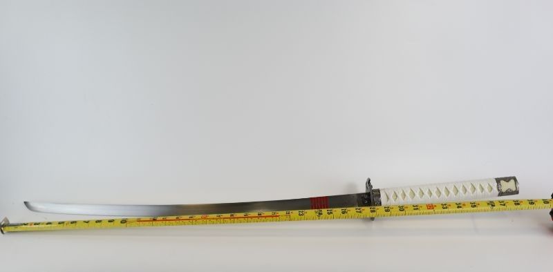 Photo 2 of 39 INCH WHITE KATANA FUNCTIONAL NEW - not sharpened