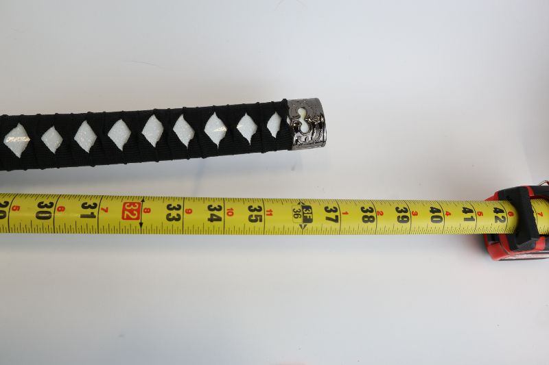 Photo 3 of BLACK AND WHITE KATANA NON FUNCTIONAL NEW