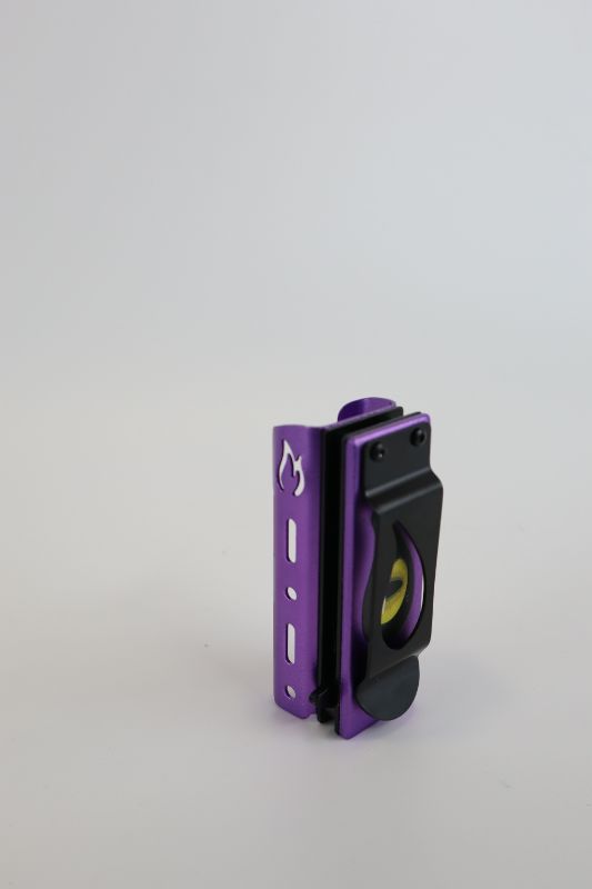 Photo 2 of PURPLE CAT EYE KNIFE AND LIGHTER COMBO KEYCHAIN NEW