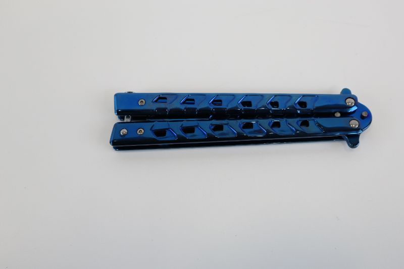 Photo 2 of BLUE BUTTERFLY KNIFE  NEW 