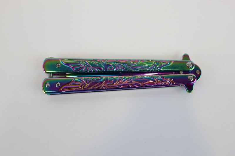 Photo 2 of RAINBOW BUTTERFLY KNIFE NEW 