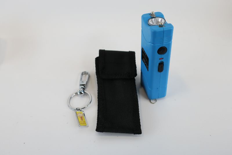 Photo 2 of BLUE STUN GUN WITH CARRY CASE AND KEY CHAIN  NEW 