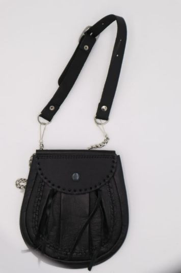 Photo 1 of BLACK PURSE WITH CHAIN NEW