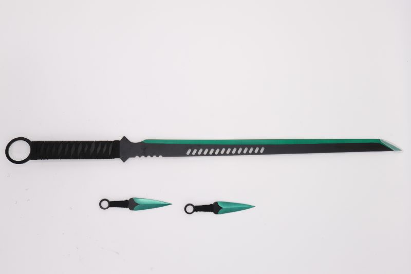 Photo 1 of NINJA SWORD WITH 2 THROWING KNIVES NEW 