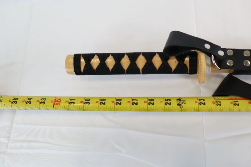 Photo 2 of WOODEN KATANA PRACTICE SWORD NEW