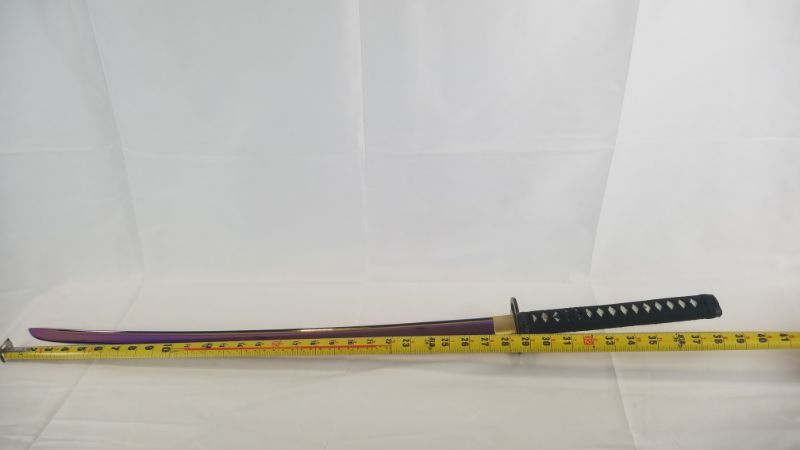 Photo 2 of OIL SLICK KATANA SWORD NOT FUNCTIONAL NEW 