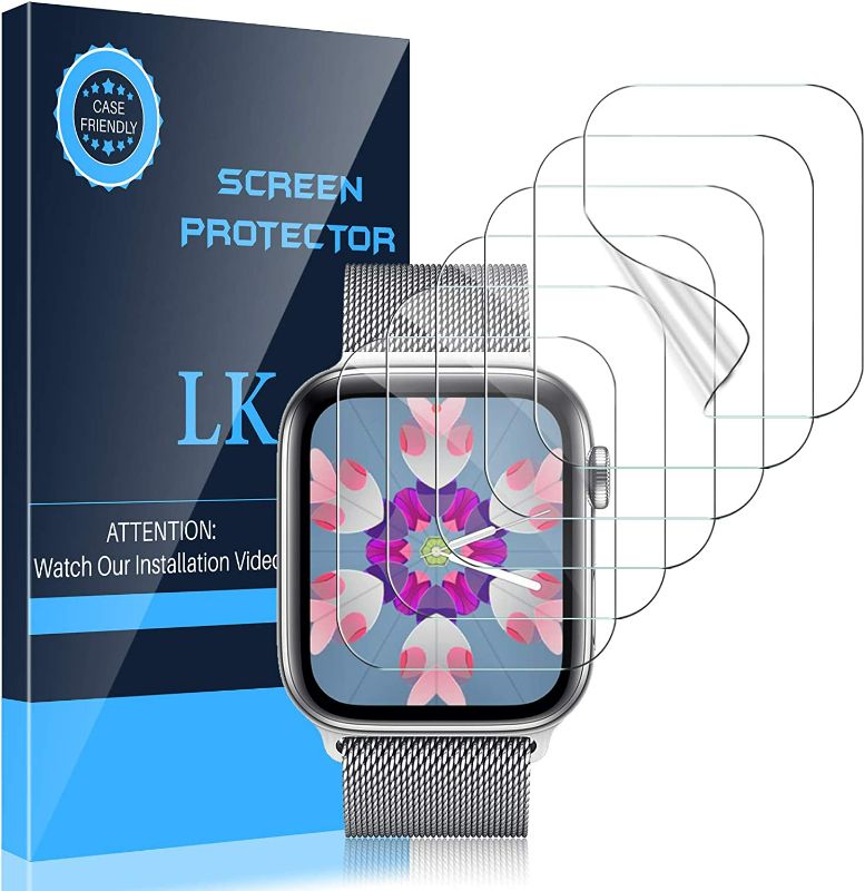 Photo 1 of 3 pack smartwatch case blue tempered glass screen protector 