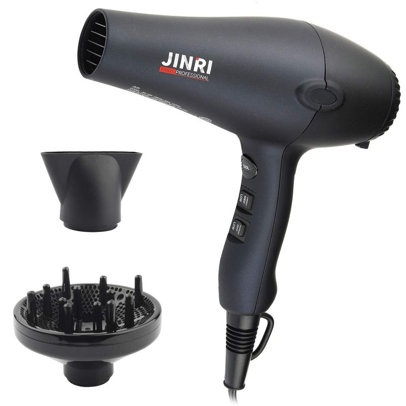 Photo 1 of 1875w Professional Tourmaline Hair Dryer,Negative Ionic Salon Hair Blow Dryer,DC Motor Light Weight Low Noise Hair Dryers with Diffuser & Concentrato