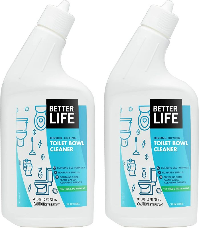 Photo 1 of Better Life Natural Toilet Bowl Cleaner, Tea Tree & Peppermint Scent, 24 Fl Oz (Pack of 2)