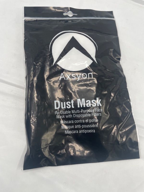 Photo 2 of color unknown Axsyon Dust Masks with Activated Carbon Filters & Foam Nose Bridges for Protection, Woodworking, Sports, Gym, Construction