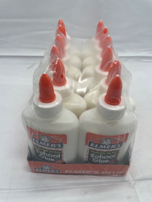 Photo 2 of Elmer's Liquid School Glue, 4 Fl. Oz., Washable, Pack of 12