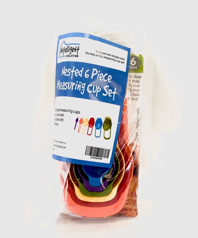 Photo 1 of INTELLIGENT LIVING SOLUTION NESTED 6 PIECE MEASURING CUP SET EASY TO POUR MULTI COLORED NEW
$19.99

