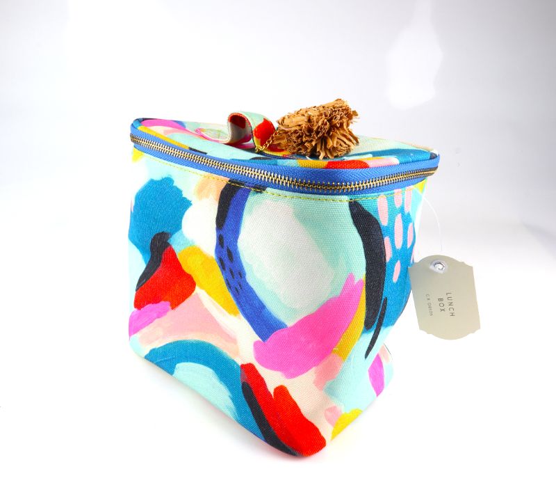 Photo 2 of PAINT THE TOWN LUNCH BOX WATER RESISTANT  NEW $19.99