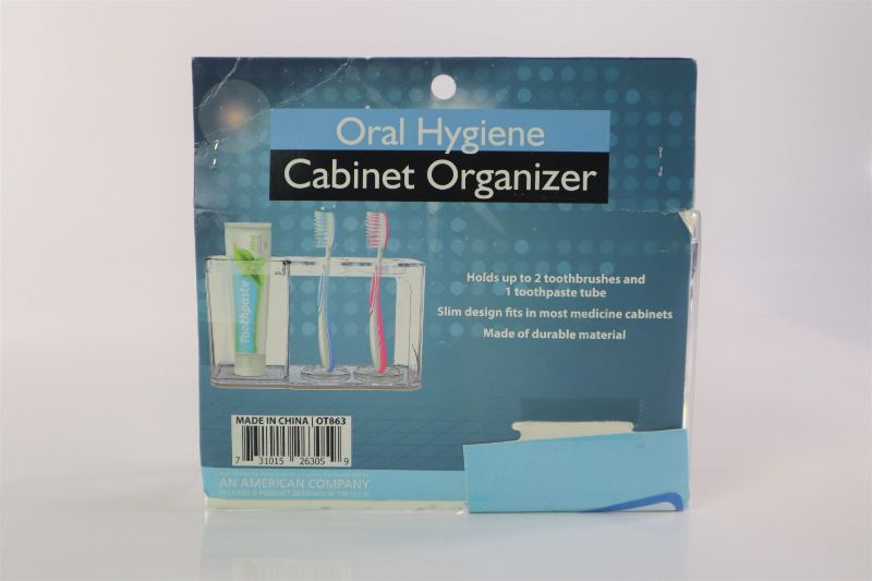Photo 2 of ORAL HYGIENE ORGANIZER KEEPS TOOTHBRUSHES AND TOOTHPASTE TOGETHER NEW $14.99
