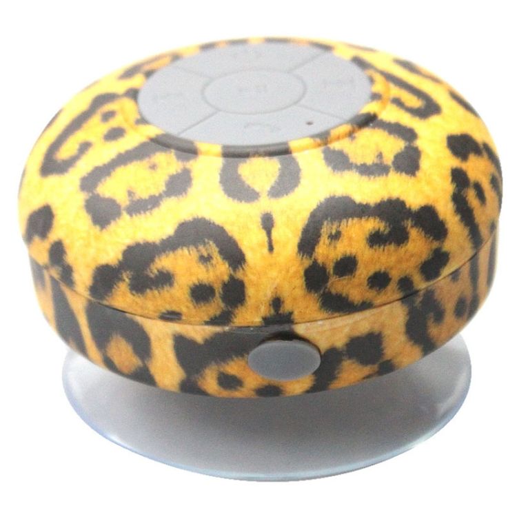 Photo 2 of WATERPROOF LEOPARD BLUETOOTH SPEAKER CALL HANDS FREE SUCTIONS TO ANY SMOOTH SURFACE NEW $34