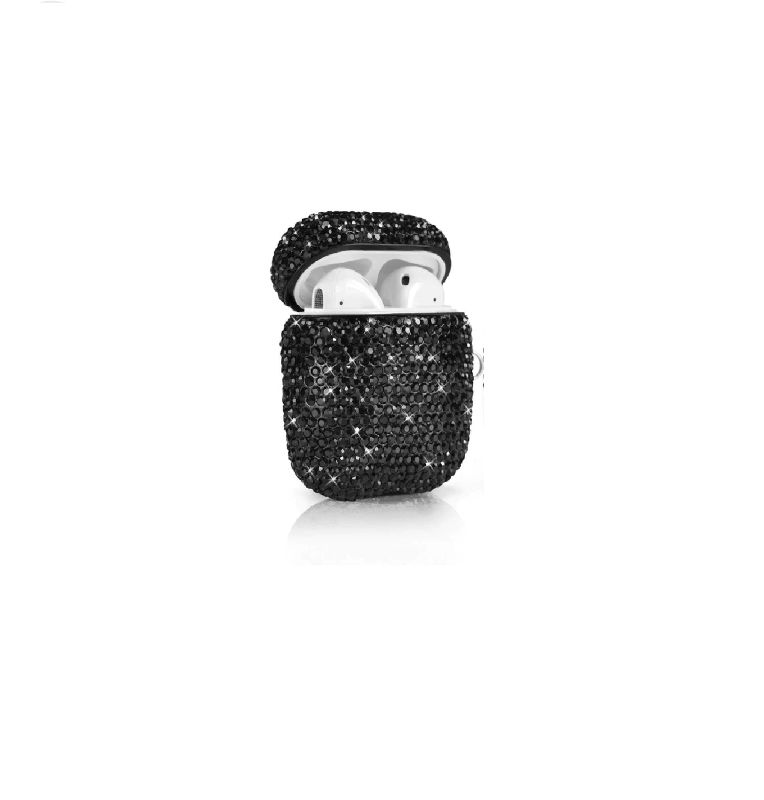 Photo 2 of BLACK RHINESTONE AIRPOD CASE FOR 1 2 AND PRO NEW $ 19.99