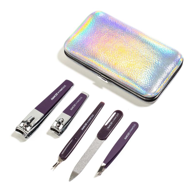 Photo 1 of MANICURE KIT WITH HOLOGRAPHIC CASE NEW $25